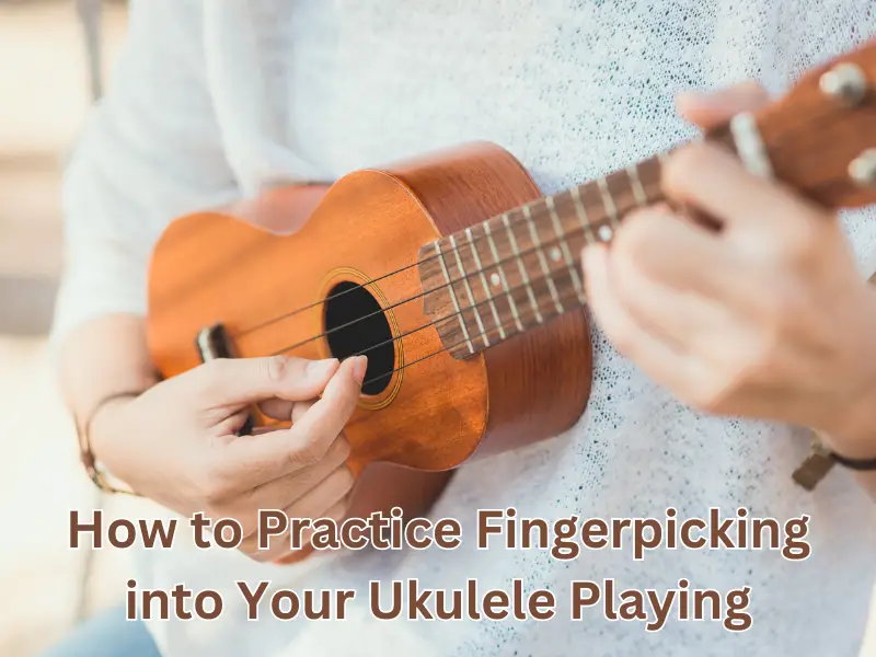 Practice ukulele Fingerpicking